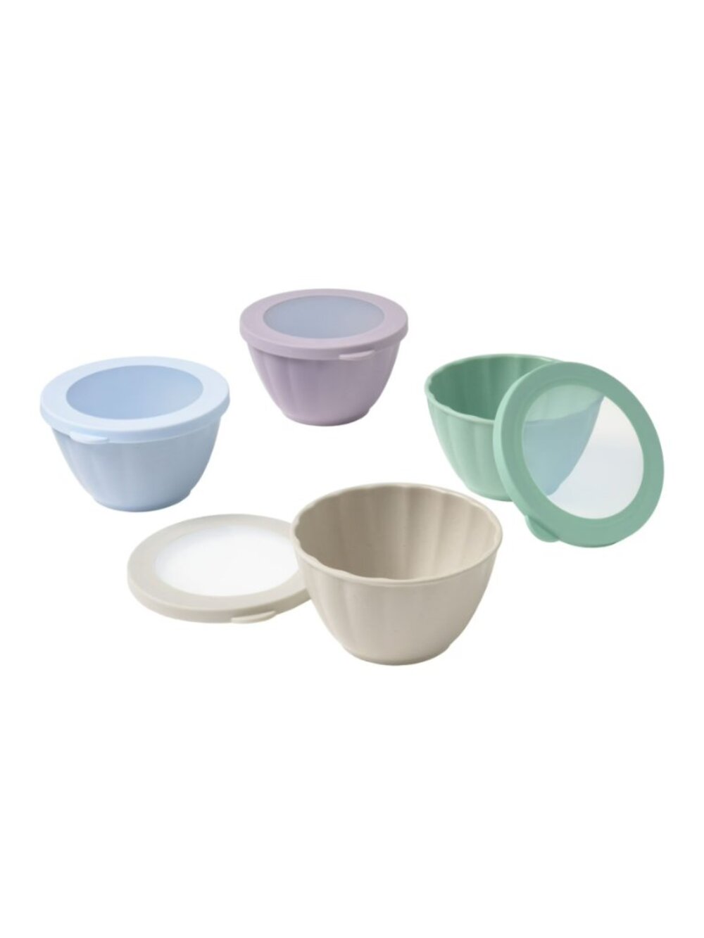 The Pioneer Woman Home Multicolor 8 Piece Food Storage Prep Bowl Set with Lids